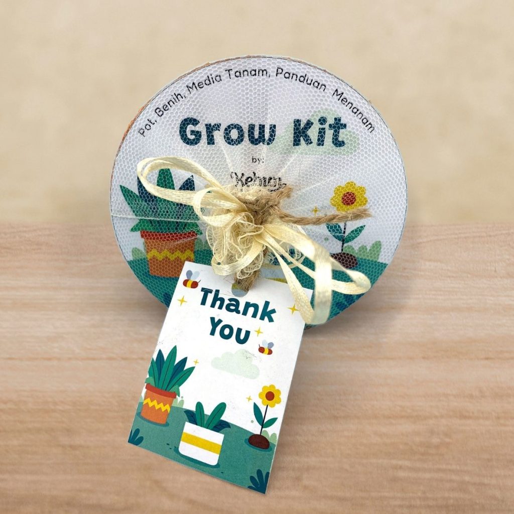 Produk 3. Grow Kit Tile Kebun Senja Suvenir Menanam Grow kit tile kebun senja suvenir menanam